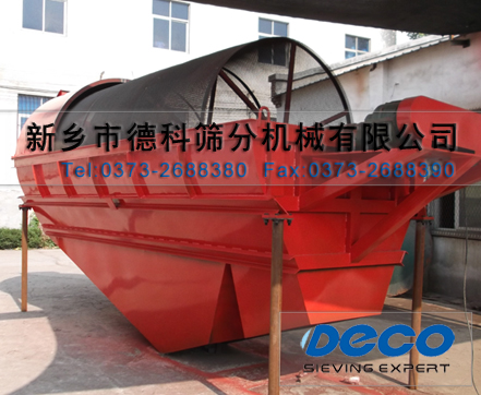 德科滾筒篩分機,GTS1860滾筒篩實圖